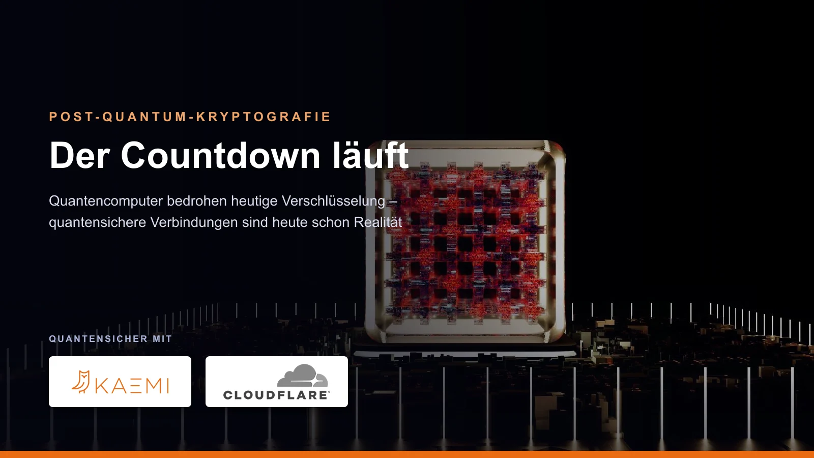 Post-Quantum-Kryptografie: Der Countdown läuft – Quantenprozessor mit quantensicheren Verbindungen von KAEMI und Cloudflare