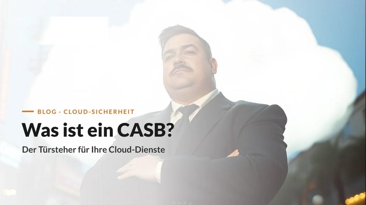 CASB als Türsteher vor einer Cloud: Ein Cloud Access Security Broker kontrolliert den Zugriff auf Cloud-Dienste und schützt Daten (KAEMI)