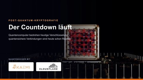 Post-quantum cryptography: the countdown is on. Quantum processor with quantum-safe connections from KAEMI and Cloudflare