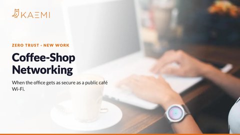 Hands at a laptop in a café – Coffee-Shop Networking