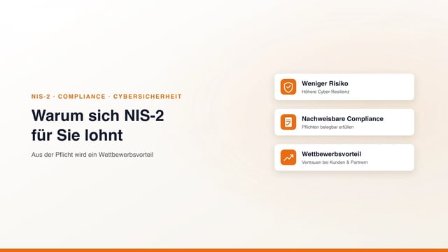 Warum sich NIS-2 lohnt: weniger Risiko, nachweisbare Compliance und Wettbewerbsvorteil (KAEMI)